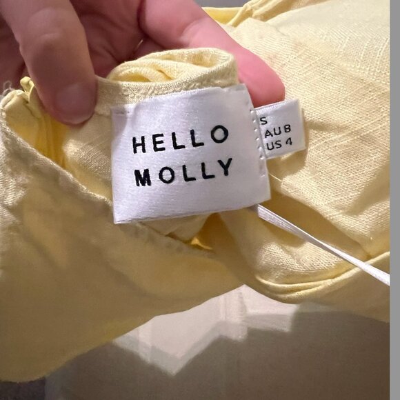 Hello Molly Fancy Brunch Date Maxi Dress Yellow - Picture 4 of 5